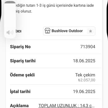 Banayeni Siparişim İptal Edilip Bıçağı Daha Pahalıya Tekrar Satışa Koydular