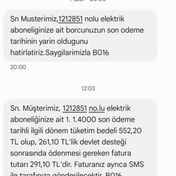 Elektrik Faturasında Tahakkuk Hatası Ve Fazla Ödeme Sorunu