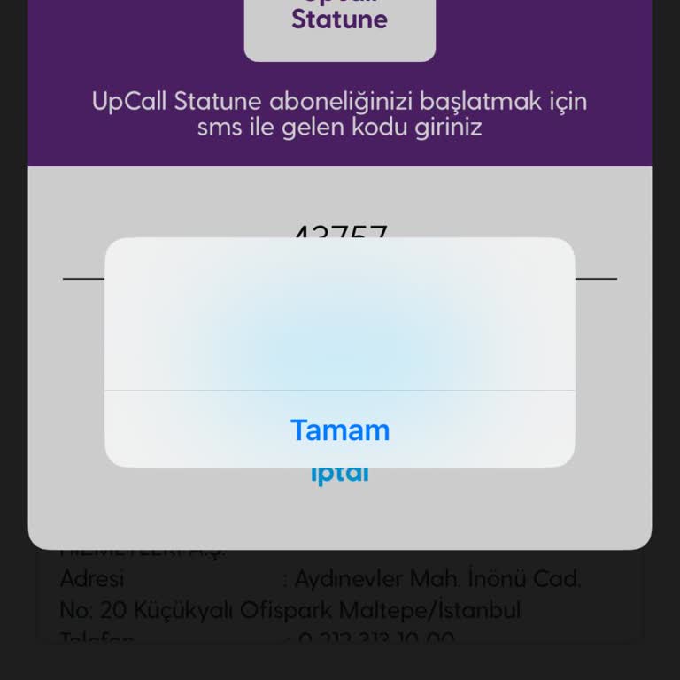 Turkcell UpCall Uygulamasında Üyelik Başlatılamıyor, Sürekli Hata Alıyorum
