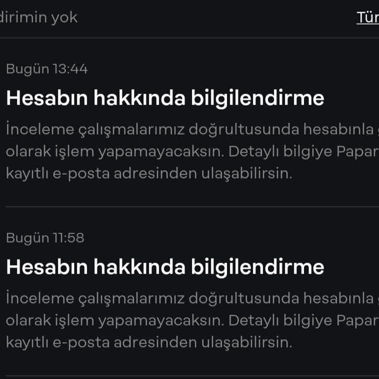 Papara Haksız Hesap Kısıtlaması Nedeniyle Maddi Mağduriyet Yaşıyorum