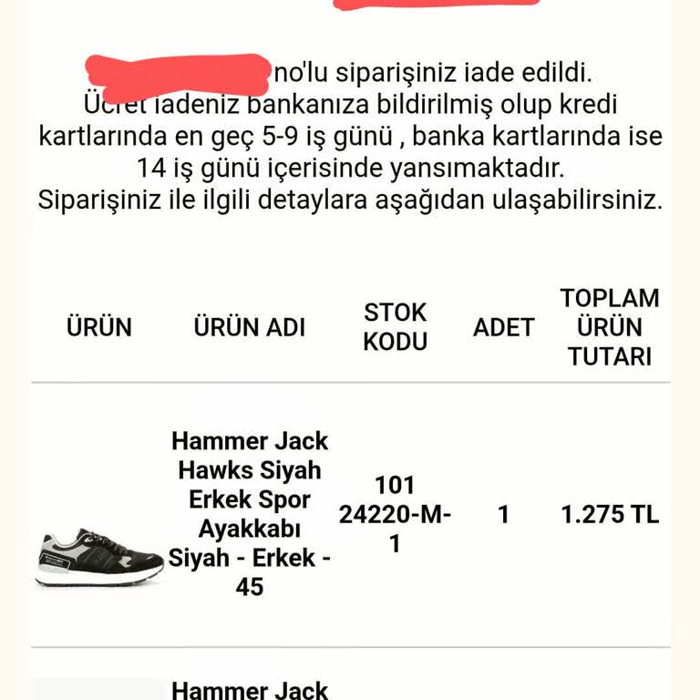 İade Sürecinde Gecikme Ve Müşteri Temsilcisinden Yetersiz Destek