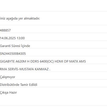 İncehesap Montajsız Satın Alma Sonrası Teknik Sorunlar ve Yetersiz Destek