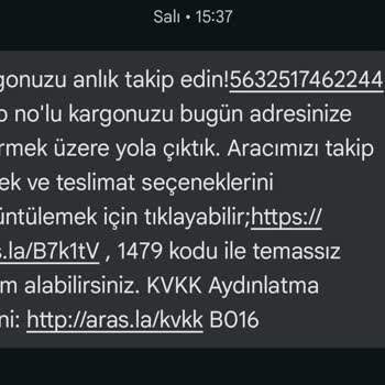 Aras Kargo Gölbaşı Şubesine Ulaşamıyor, Ürünüm Teslim Edilmiyor