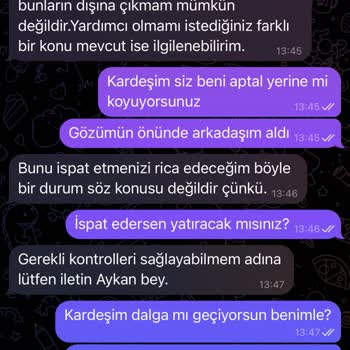 Bonus Politikası ve Destek Hizmetleri Hakkında Şikayet