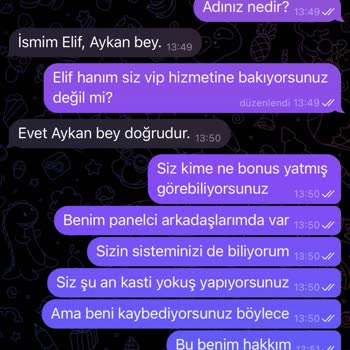 Bonus Politikası ve Destek Hizmetleri Hakkında Şikayet