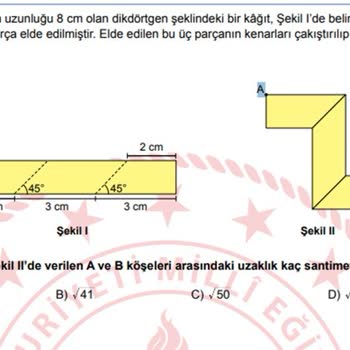 LGS 2025 Matematik 15. Soru Hatalı: Birden Fazla Doğru Seçenek Var!