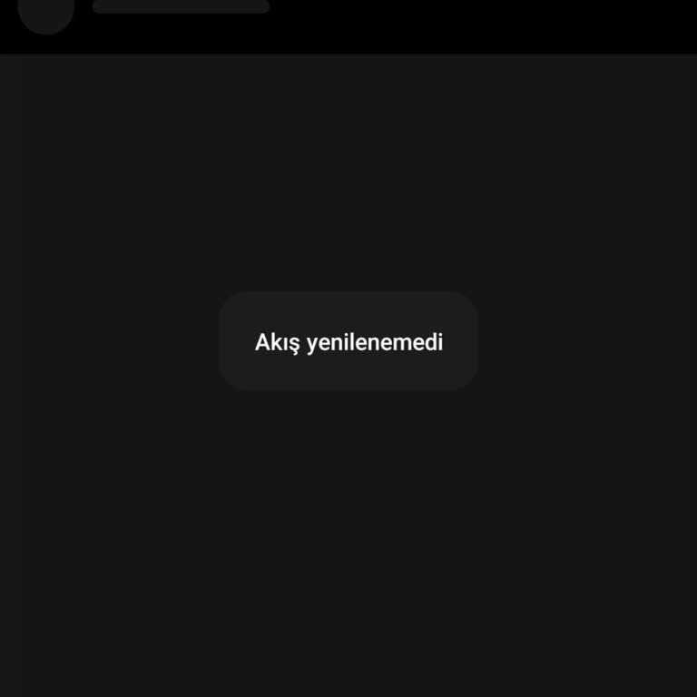 Instagram Hesabımda Akış Yenilenmiyor, Sorunumun Çözülmesini İstiyorum
