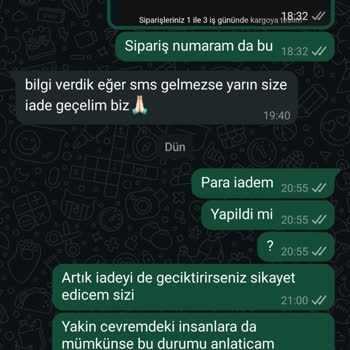 Ne Siparişim Geldi Ne De Param İade Edildi, Çözüm Bekliyorum