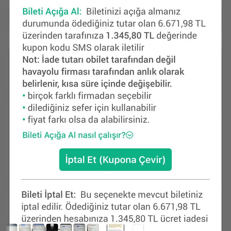 Bilet İptalinde Yetersiz İade Ve Müşteri Hizmetlerine Ulaşılamıyor