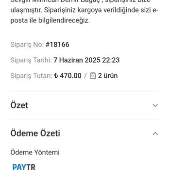 Siparişime Hiçbir Şekilde Dönüş Yapılmıyor Mağduriyetim Giderilmiyor