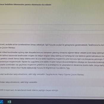 Hepiyi Sigorta Haber Verilmeden İcraya Verildim, İletişimsiz ve Mağdur Edici Sigorta Deneyimi