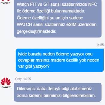 Huawei Watch Fit 4 Pro'da NFC Özelliği Çalışmıyor, Yanıltıcı Bilgi Veriliyor