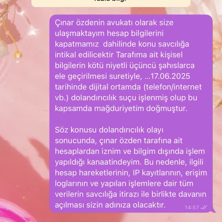 Hesabımın İzinsiz Kullanılması Sonrası Erişim Sorunu