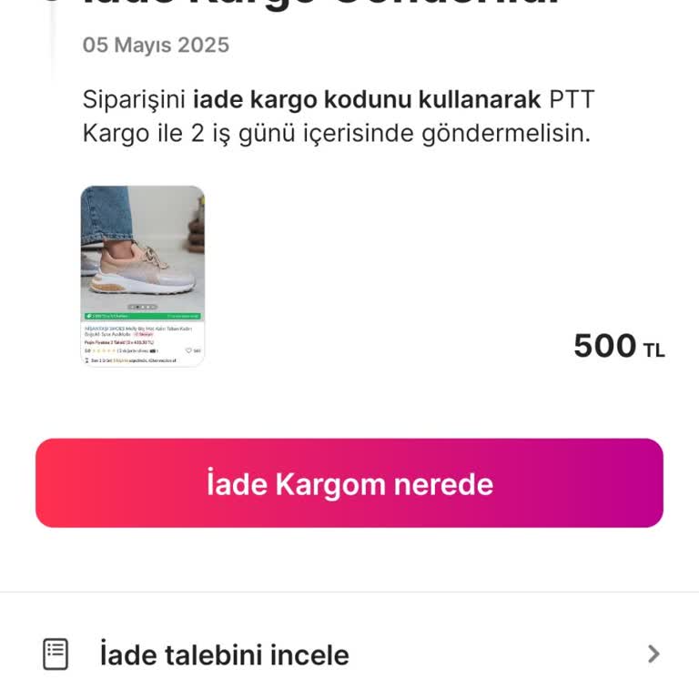 İadem Yapıldı Ama Param Yatmadı Kimseye Ulaşamıyorum