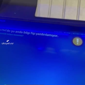 Sabiha Gökçen Havaalanı Yapı Kredi Bankası ATM'lerinde Fiş Sorunu!