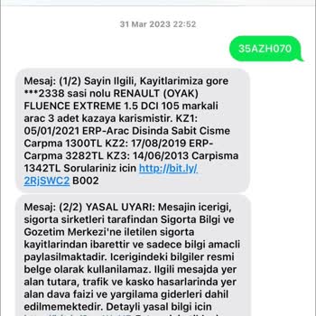 Hasar Kaydı Bilgilerinin Geç Bildirilmesi Nedeniyle Mağduriyet