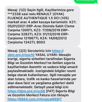 Hasar Kaydı Bilgilerinin Geç Bildirilmesi Nedeniyle Mağduriyet