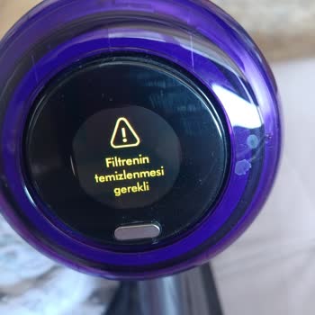 Dyson V12 Süpürgemde Sürekli Filtre Temizliği Uyarısı Sorunu