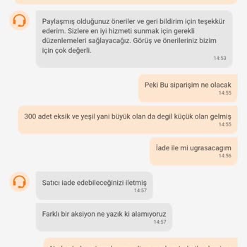 Eksik Ve Yanlış Ürün Gönderimi, Yetersiz Müşteri Hizmetleri