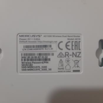 Satış Sonrası Destekte Ulaşılamayan Mercusys