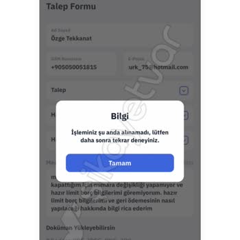 Bir Yıldır Çözülemeyen Borç Ödeme Sorunu Ve İletişim Eksikliği Nedeniyle Mağduriyet
