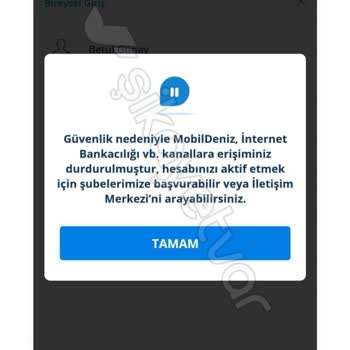Üç Yıldır Çözülemeyen Mobil Bankacılık Giriş Sorunu
