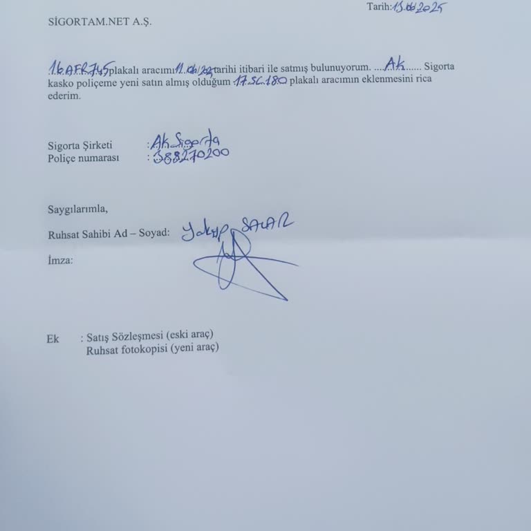 Kasko Taşınma İşlemi Sürekli Erteleniyor, Müşteri Hizmetleri Çözüm Sunmuyor