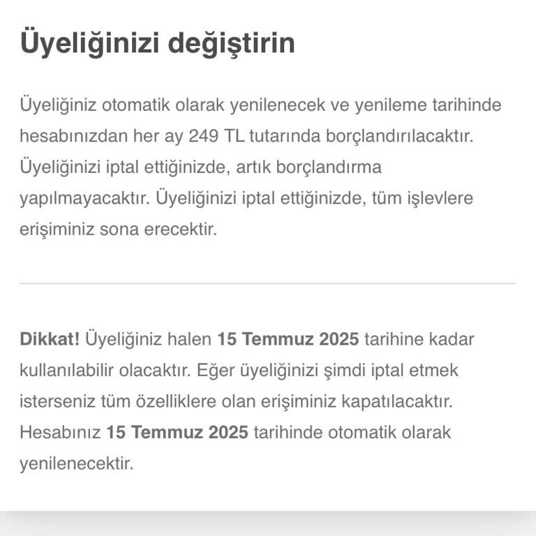 Bilgim Dışında CV Maker'dan Düzenli Ücret Çekilmesi Ve İade Talebi