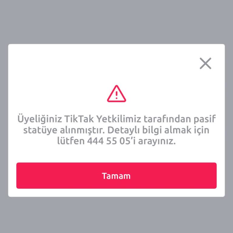 Ehliyet Sürem Dolmadan Hesabım Pasife Alındı, Destek Alamıyorum