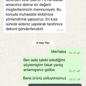 Sipariş Edilen Ayakkabılar Geç Teslim Edildi, Para İadesi Yapılmadı