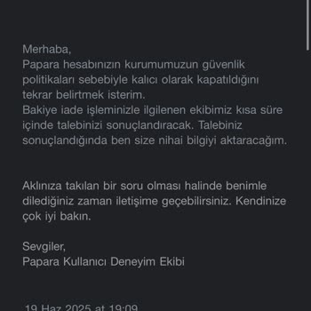 Papara'da 39 Bin TL'mi 16 Gündür İade Etmiyorlar, Mağduriyetim Artıyor