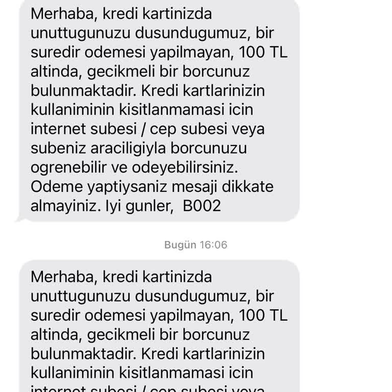 Yanlış Borç Bildirimi Ve İletişim Eksikliği Nedeniyle Mağduriyet