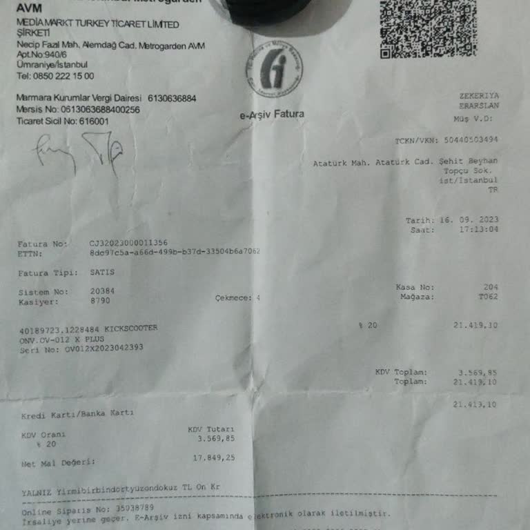 Garantili Scooter İçin Yetkili Servisten Ücret Talebi Ve Sorunlu Hizmet