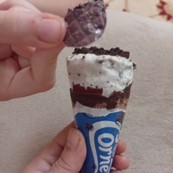 Algida Oreo'lu Kornetin İçinden Çıkan Kağıt Parçası Güvenimi Sarstı