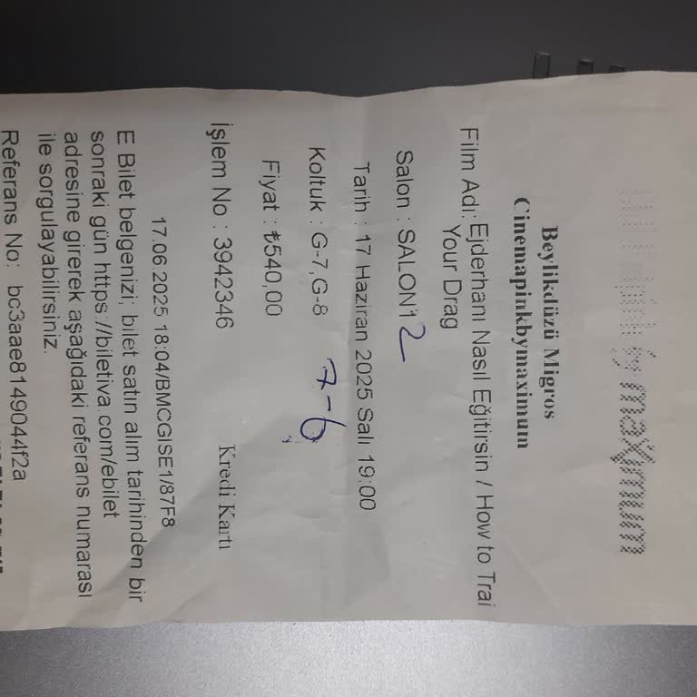 Yanlış Film İçin Bilet Kesildi, Film Başlangıcını Kaçırdık