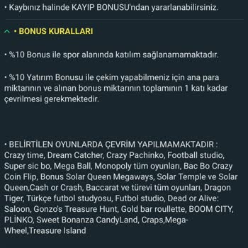 Holeyy.com Bonus Kullanımı Sonrası Para Çekim Talebimin Haksız Reddi