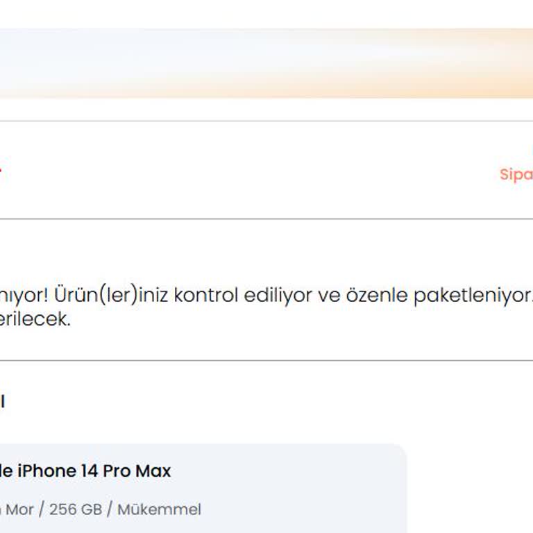 Sipariş Verilen İphone 14 Pro Max Teslim Edilmiyor