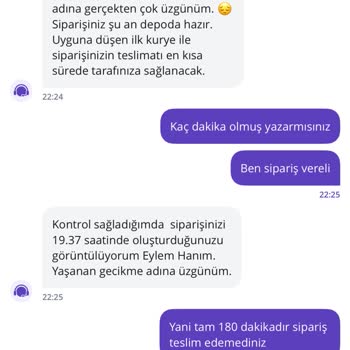 Doğum Günü Siparişim Zamanında Teslim Edilmedi, Bilgi De Verilmedi