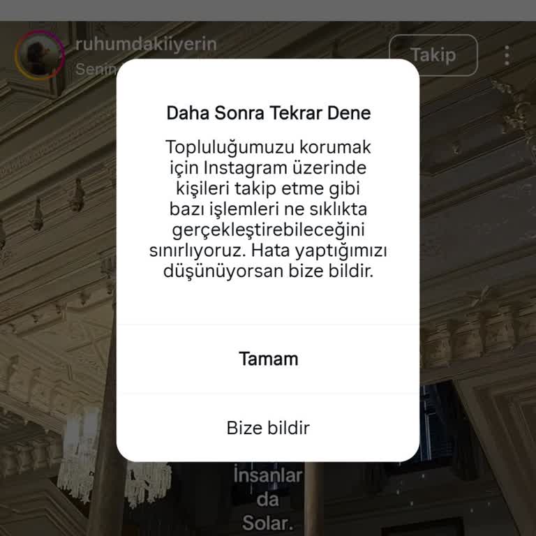 Yeni Açılan Instagram Hesabımda Anlamsız Kısıtlamalar Yaşanıyor Takipçi Kazanamıyorum
