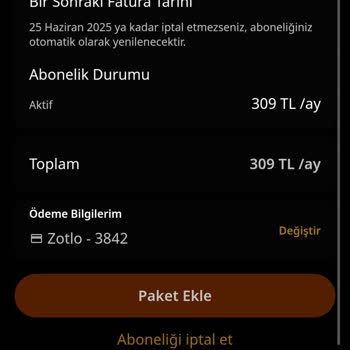 Exxen Abonelik İptalinde Sorun Ve Kredi Kartı Bilgisi Hatası