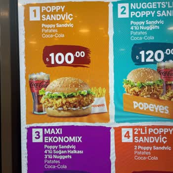 Popeyes Görseldeki Menü İle Gelen Ürün Arasındaki Fark Hayal Kırıklığı Yarattı