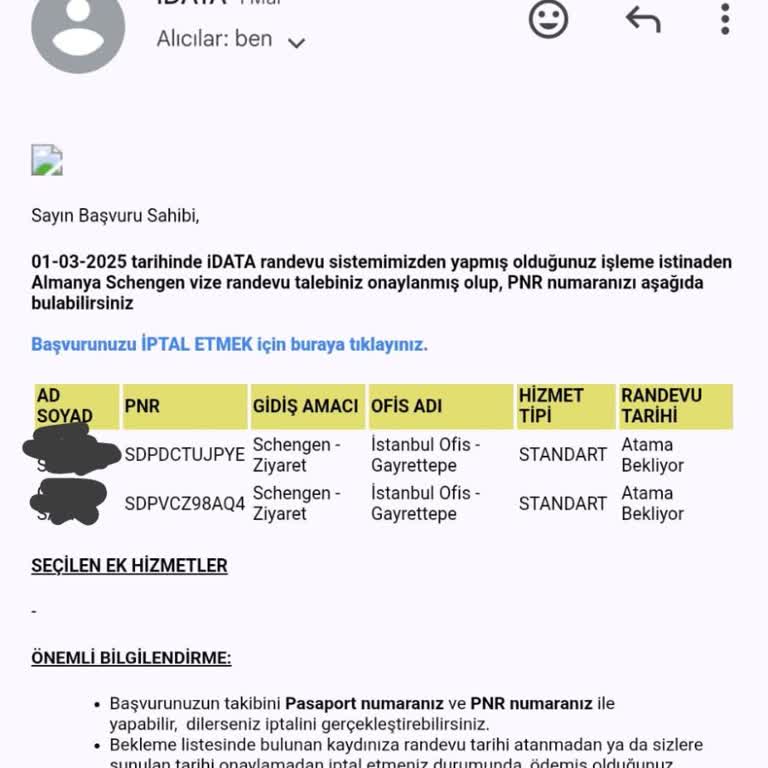 İdata Randevu Sistemi Mağduriyetim Almanya Vizesi İçin Başvuru Tarihi Alamıyorum