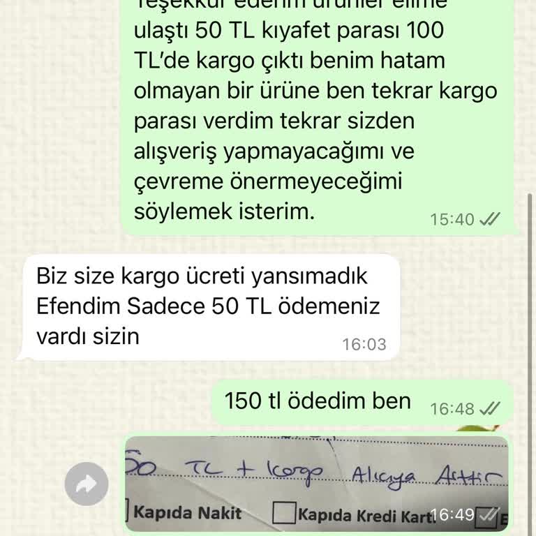 Kargo Ücreti Anlaşmasına Uyulmadı, Fazla Ücret Alındı