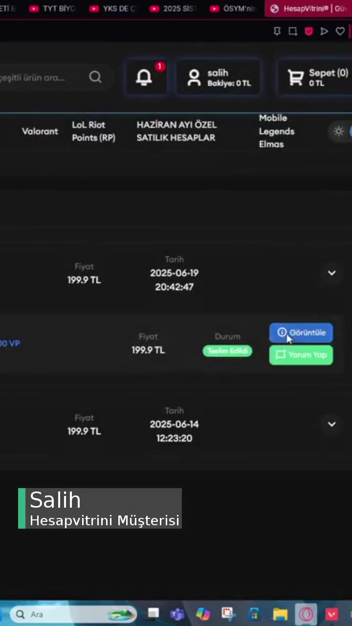 Hesapvitrini VP Hatalı Çıktı! videonun kapak resmi