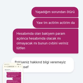 Hesabım İzinsiz Kapatıldı, Bakiyem Aktarılmadı