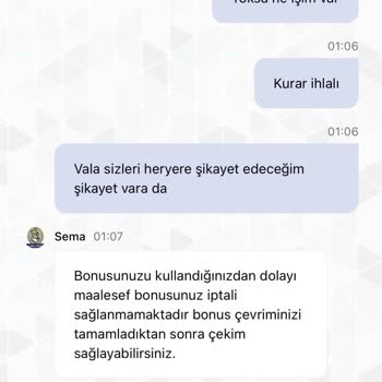Bonus Kullanımı Sonrası Çekim İptali Ve Para Silinmesi