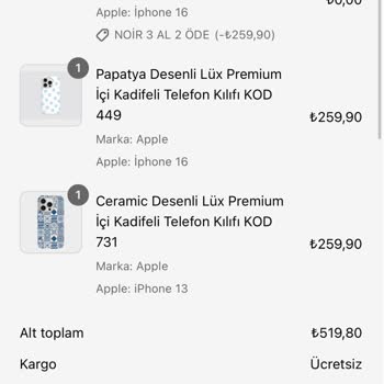 Yanlış Ve Defolu Kılıf Gönderildi İade Yapılamıyor