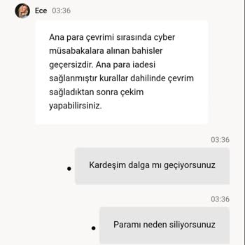 Kazancım Sebepsizce Silindi, Mağdur Edildim
