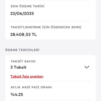 Kredi Kartı Ekstre Böldürme Faiz Oranı Aniden Değişti