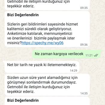 Sipariş Verilen Telefonun Kargoya Verilmemesi Ve Bilgi Eksikliği